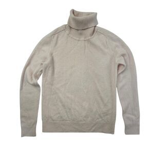 Quince Mongolian Cashmere Turtleneck Sweater Women Medium Pink Minimal Classic